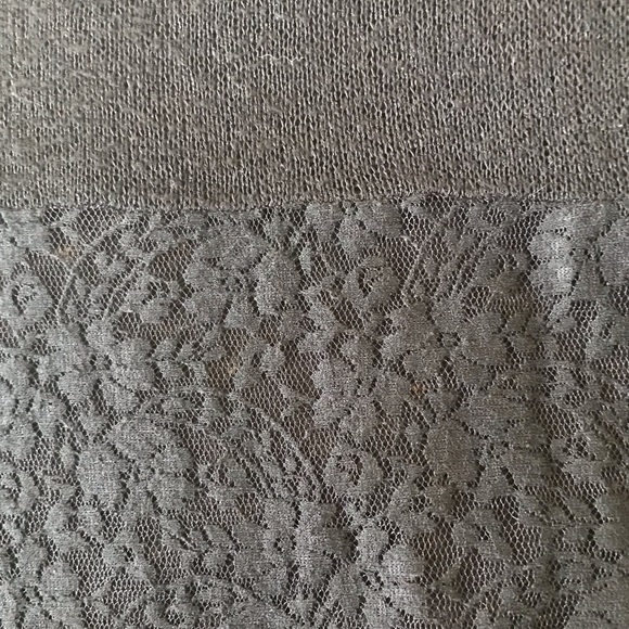 No Boundaries Black Sheer Long Sleeve - Picture 9 of 10